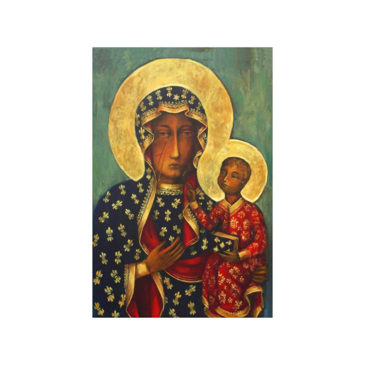 Our Lady Of Czestochowa Black Madonna By Jasna Gora Shrine Print Poster