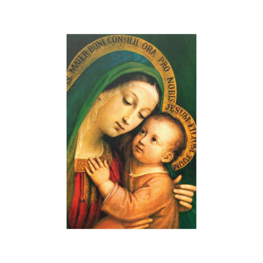 Our Lady Of Good Counsel By Pasquale Sarullo Print Poster - Art Unlimited