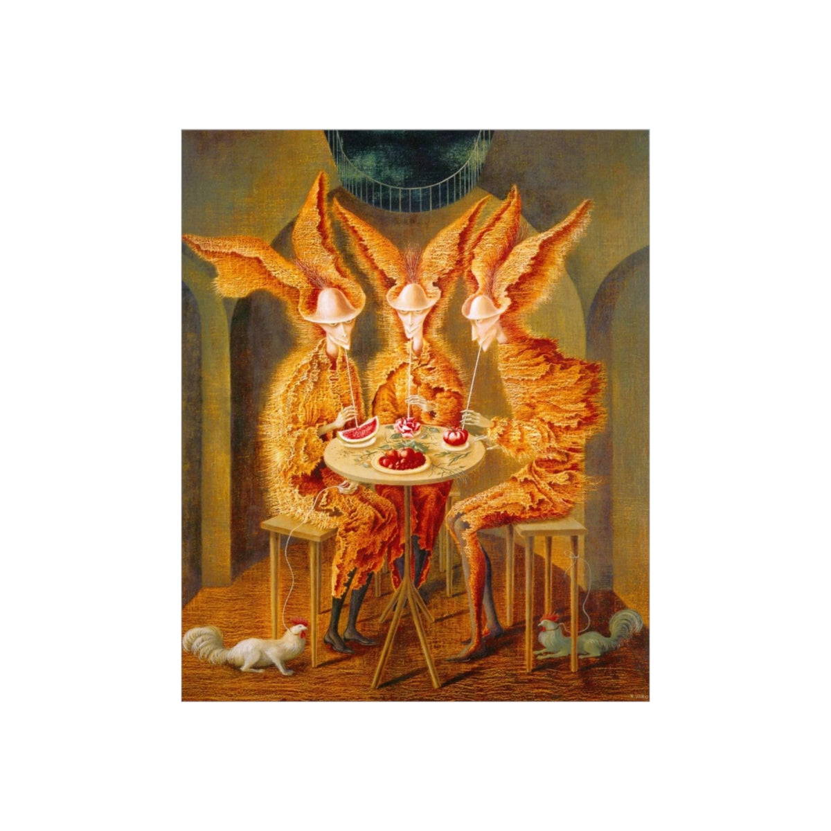 Remedios Varo Vampiros Vegetarianos Print Poster