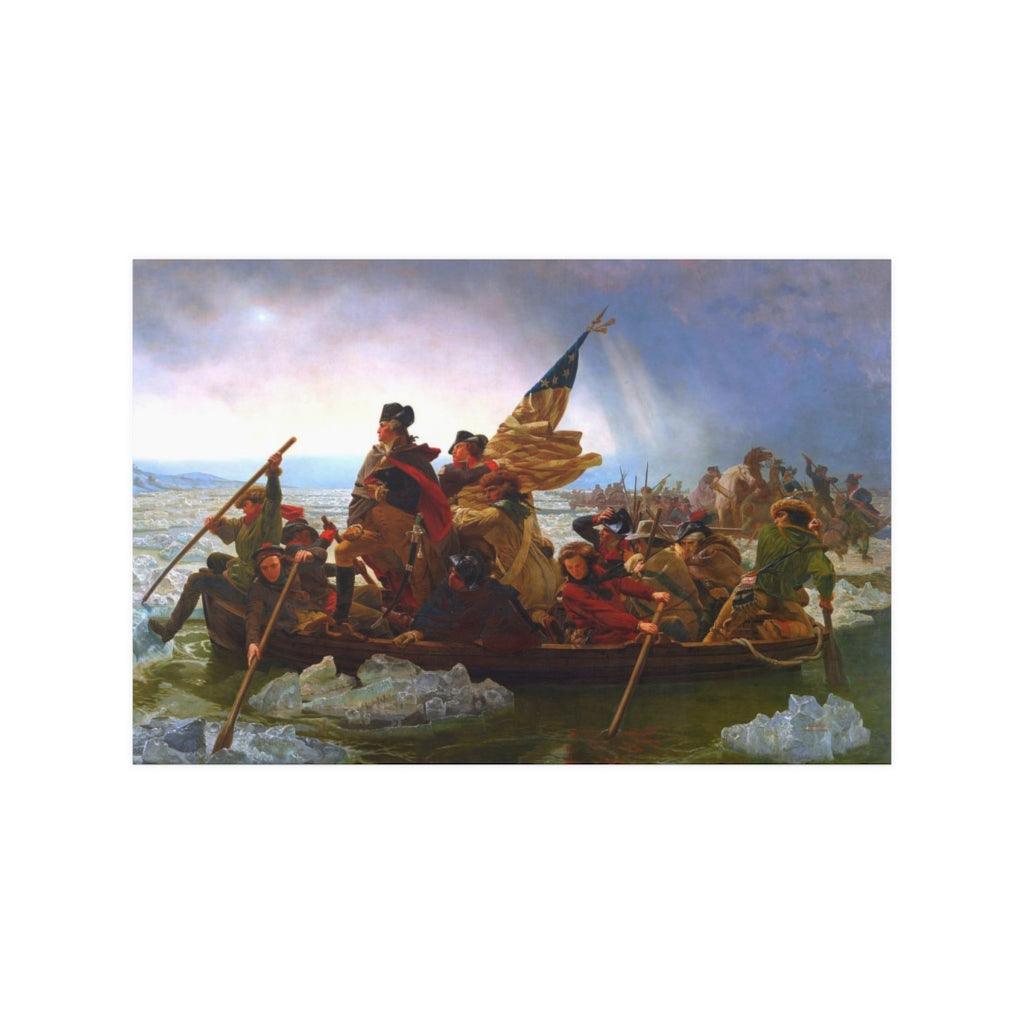 Washington Crossing The Delaware Emanuel Leutze Print Poster - Art Unlimited