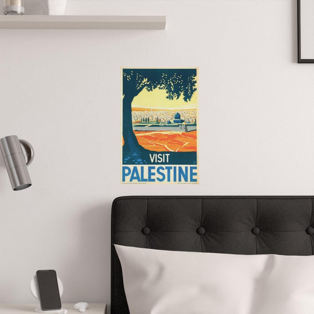 Visit Palestine Vintage Poster - Art Unlimited
