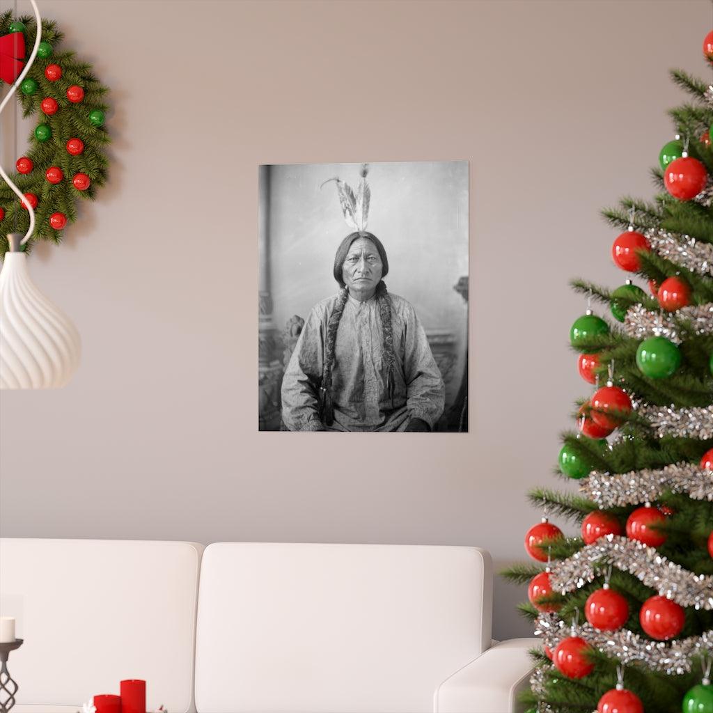 Sitting Bull Portrait Print Poster - Art Unlimited