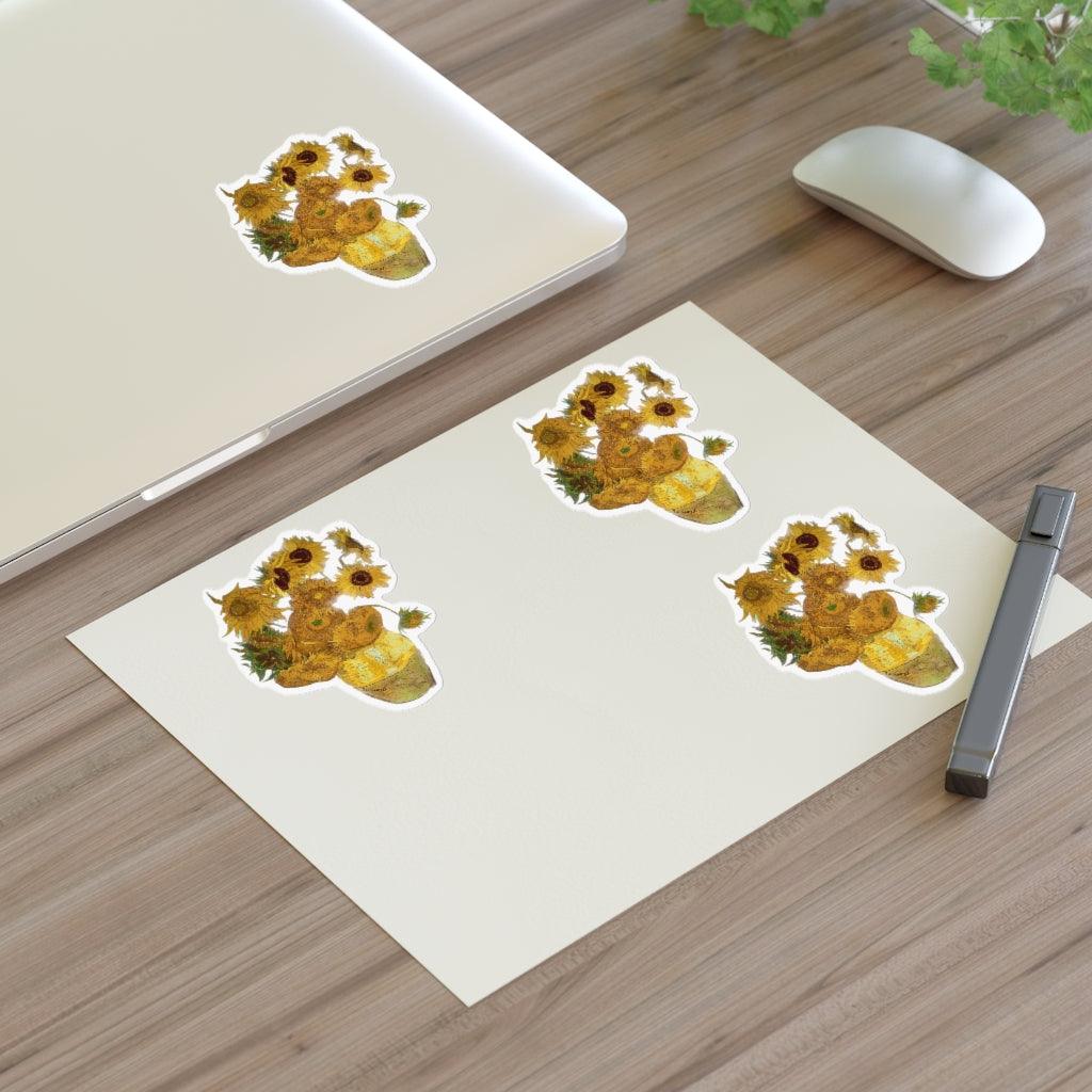 Vincent Van Gogh Sunflowers Sticker Sheet - Art Unlimited