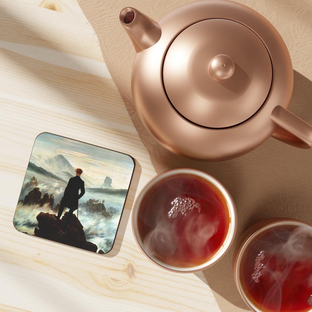 The Wanderer Above The Sea Of Fog Caspar David Friedrich Hardboard Back Coaster - Art Unlimited