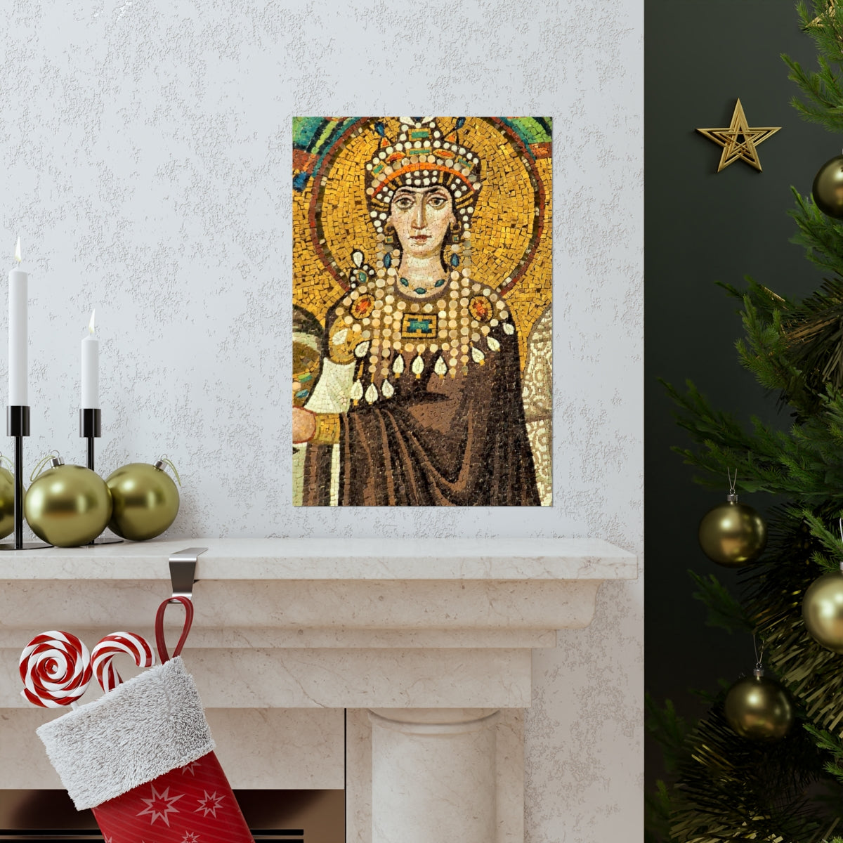 Empress Theodora Portrait Print Poster