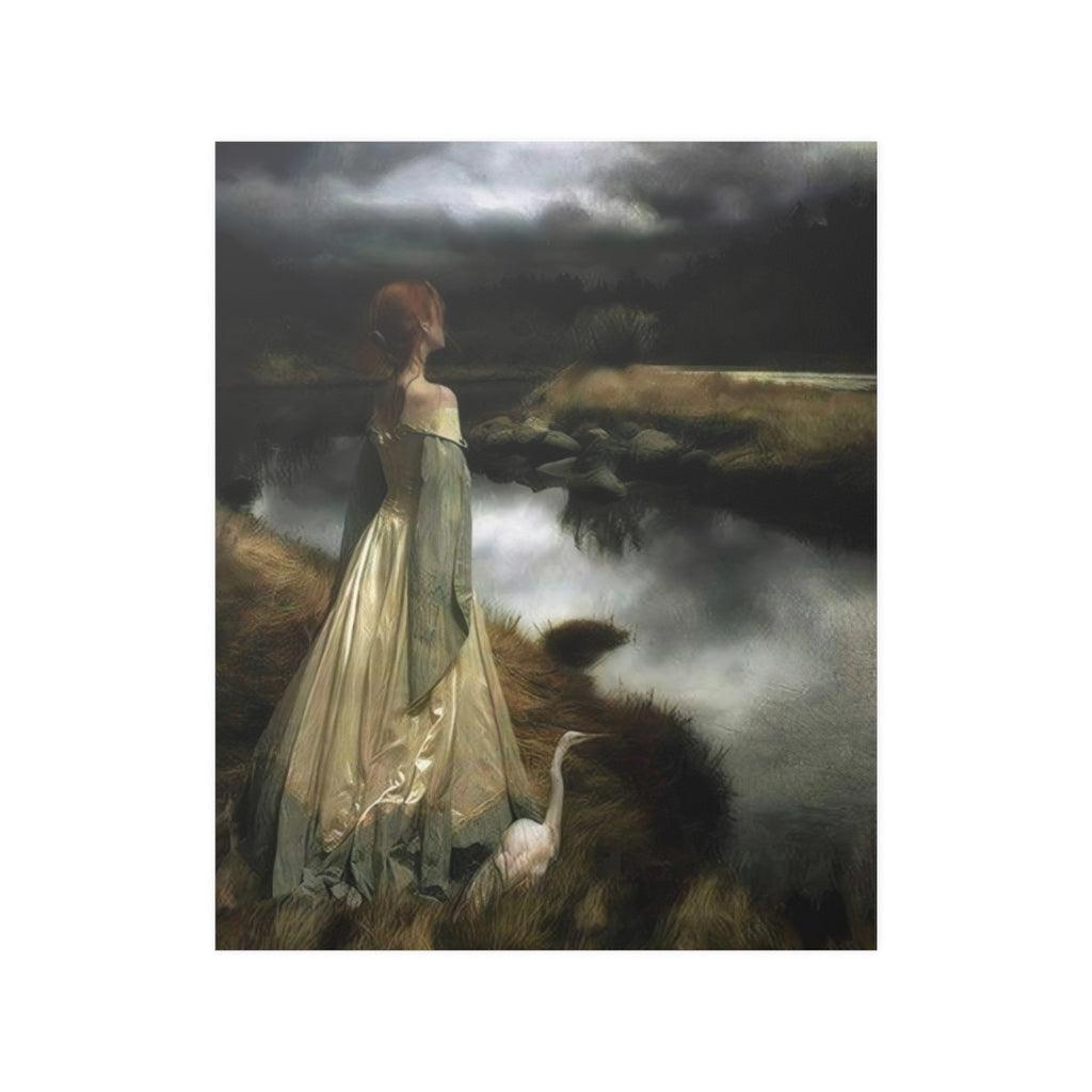 Edward Robert Hughes - Whispers On The Wind Print Poster - Art Unlimited
