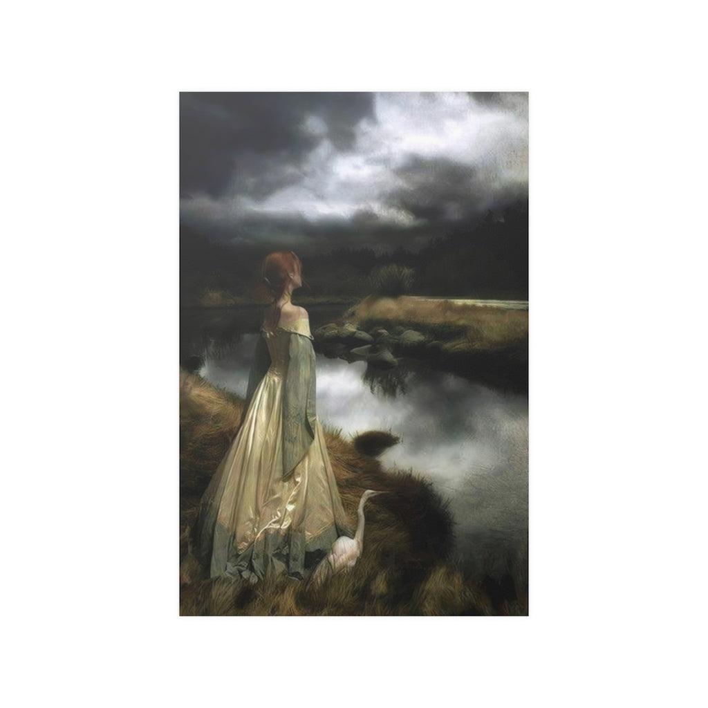 Edward Robert Hughes - Whispers On The Wind Print Poster - Art Unlimited