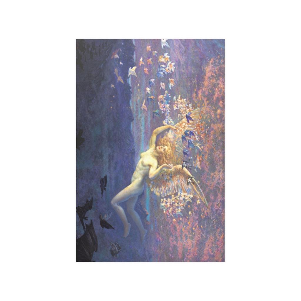 Edward Robert Hughes - Wings Of The Morning 1905 Print Poster - Art Unlimited
