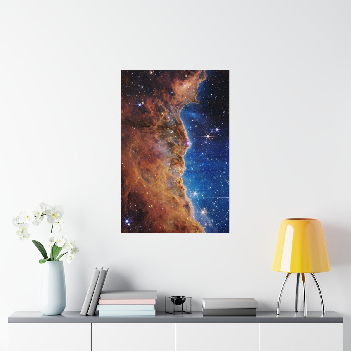 Carina Nebula Deep Field - James Webb Space Telescope Print Poster