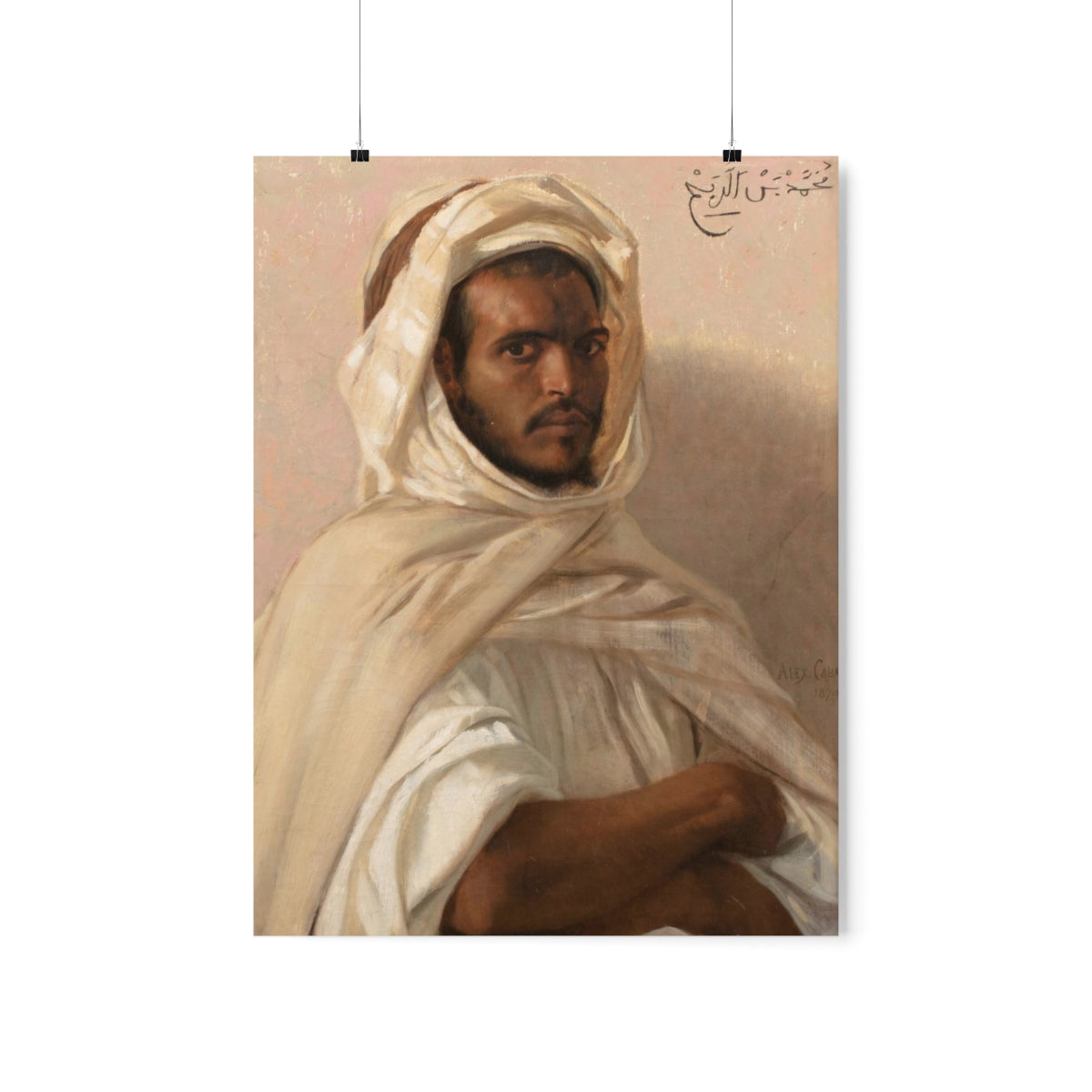 Portrait Of A North African By Alexandre Cabanel Print Poster