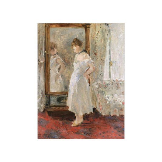 Berthe Morisot - French Impressionist - The Psyche Mirror Print Poster