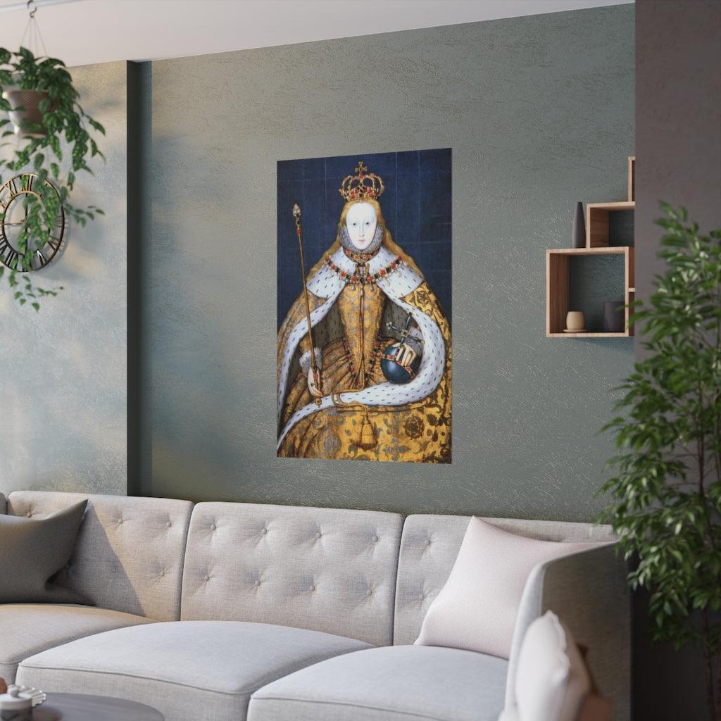 Elizabeth I In Coronation Robe 1610 Print Poster - Art Unlimited