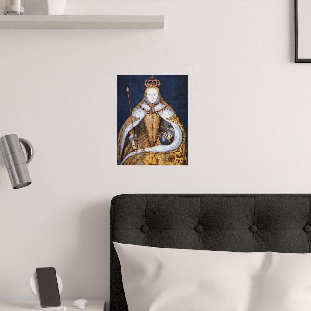 Elizabeth I In Coronation Robe 1610 Print Poster - Art Unlimited