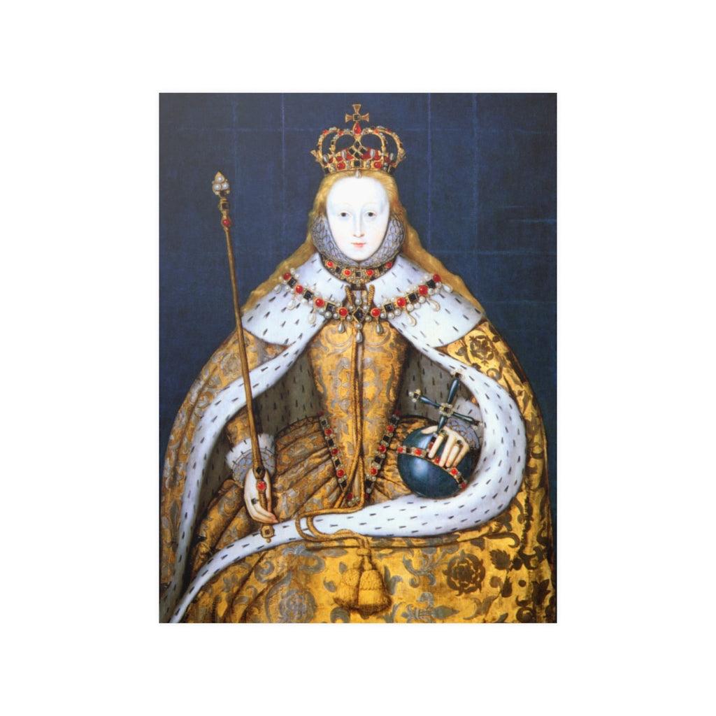 Elizabeth I In Coronation Robe 1610 Print Poster - Art Unlimited