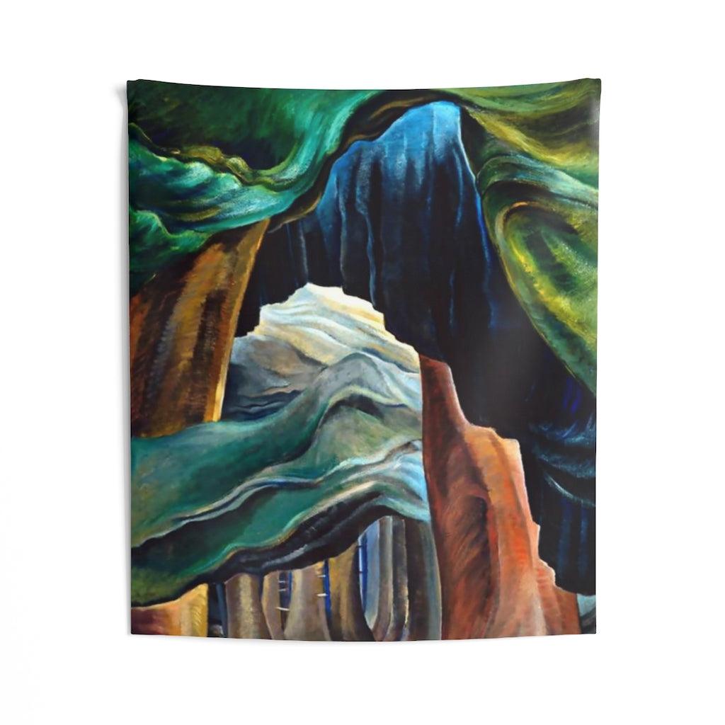 Emily Carr Forest British Columbia Wall Tapestry - Art Unlimited