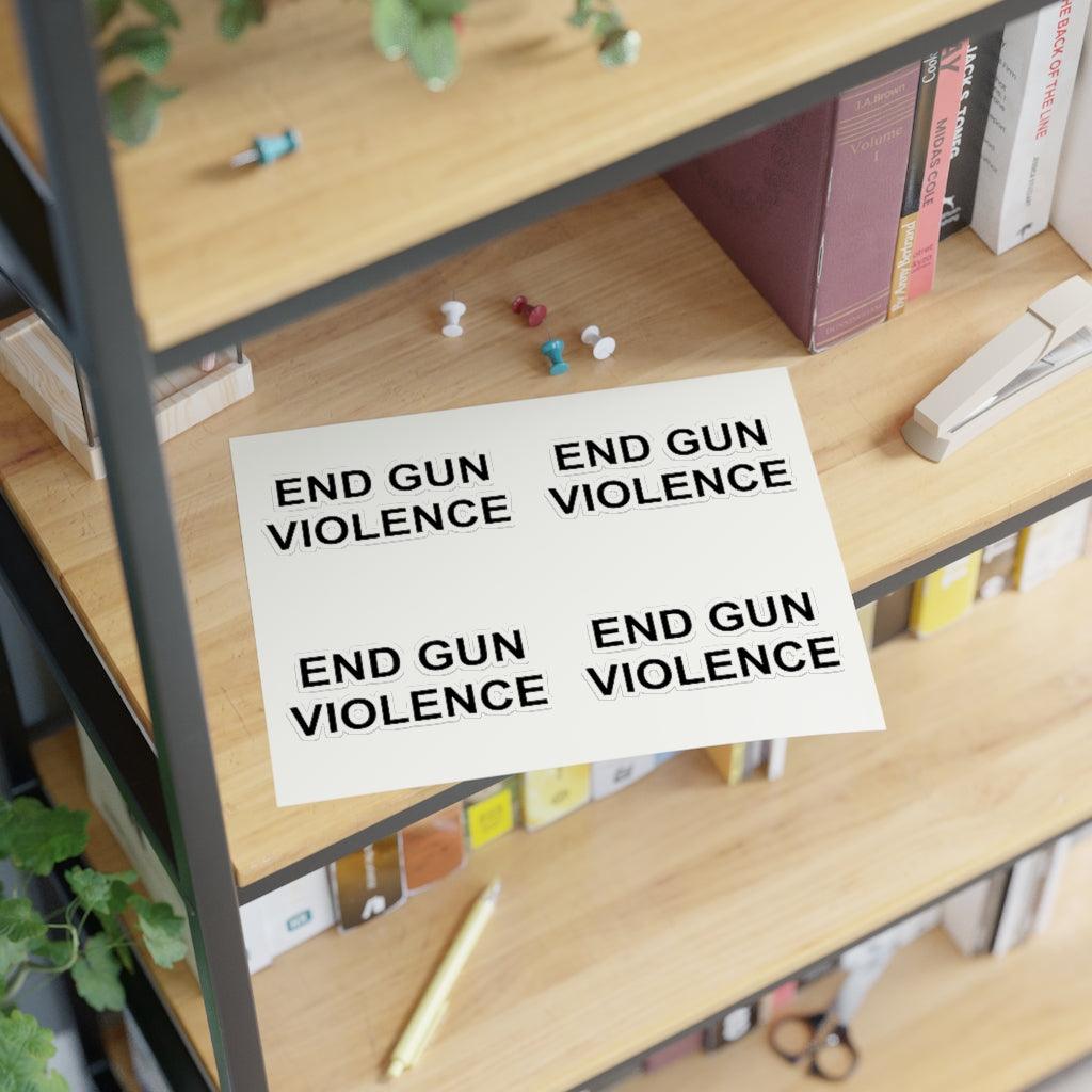 End Gun Violence Sticker Sheet - Art Unlimited