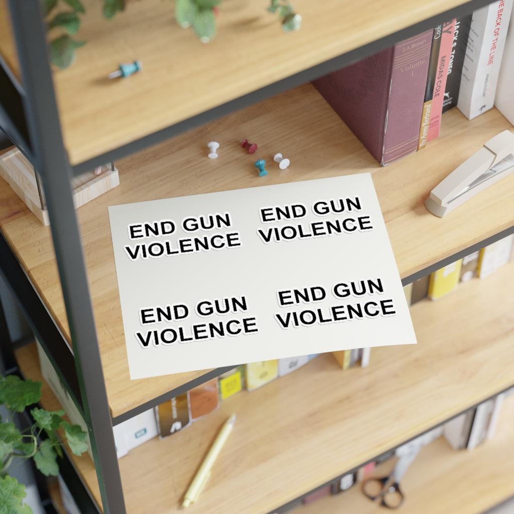 End Gun Violence Sticker Sheet - Art Unlimited