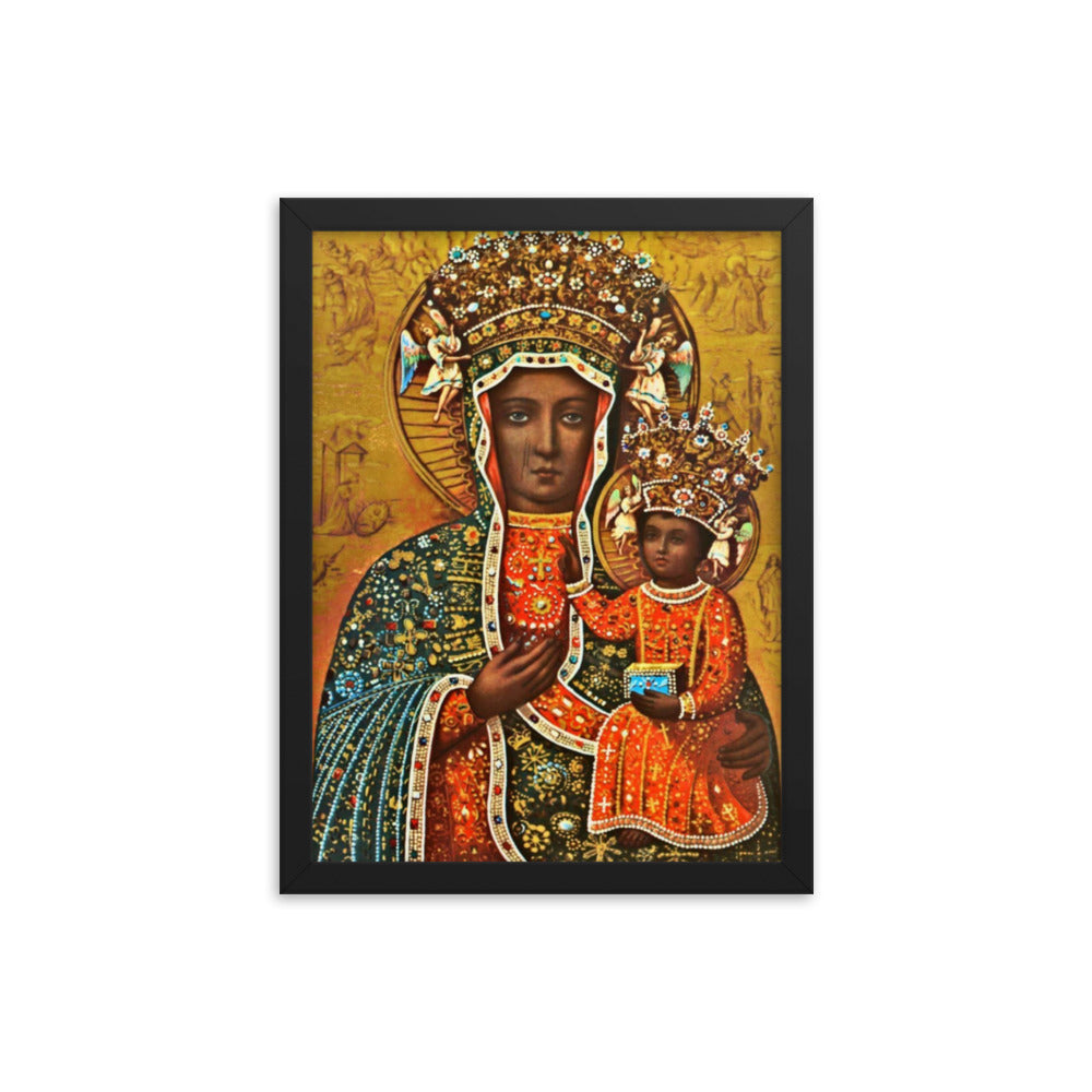 Our Lady Of Czestochowa Black Virgin Mary Madonna - Print Poster