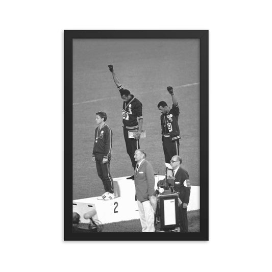 1968 Olympics Black Power Salute Framed Print