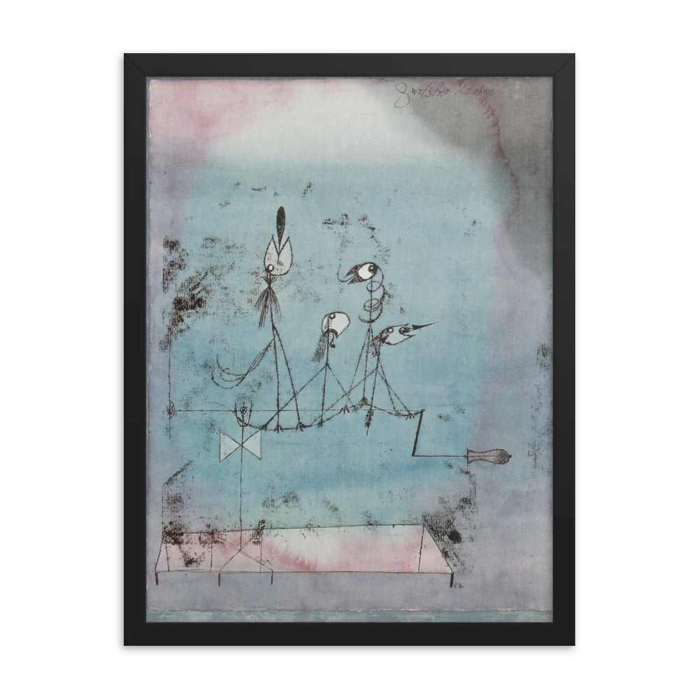 Paul Klee - The Twittering Machine Print Poster