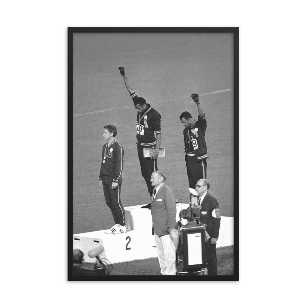 1968 Olympics Black Power Salute Framed Print