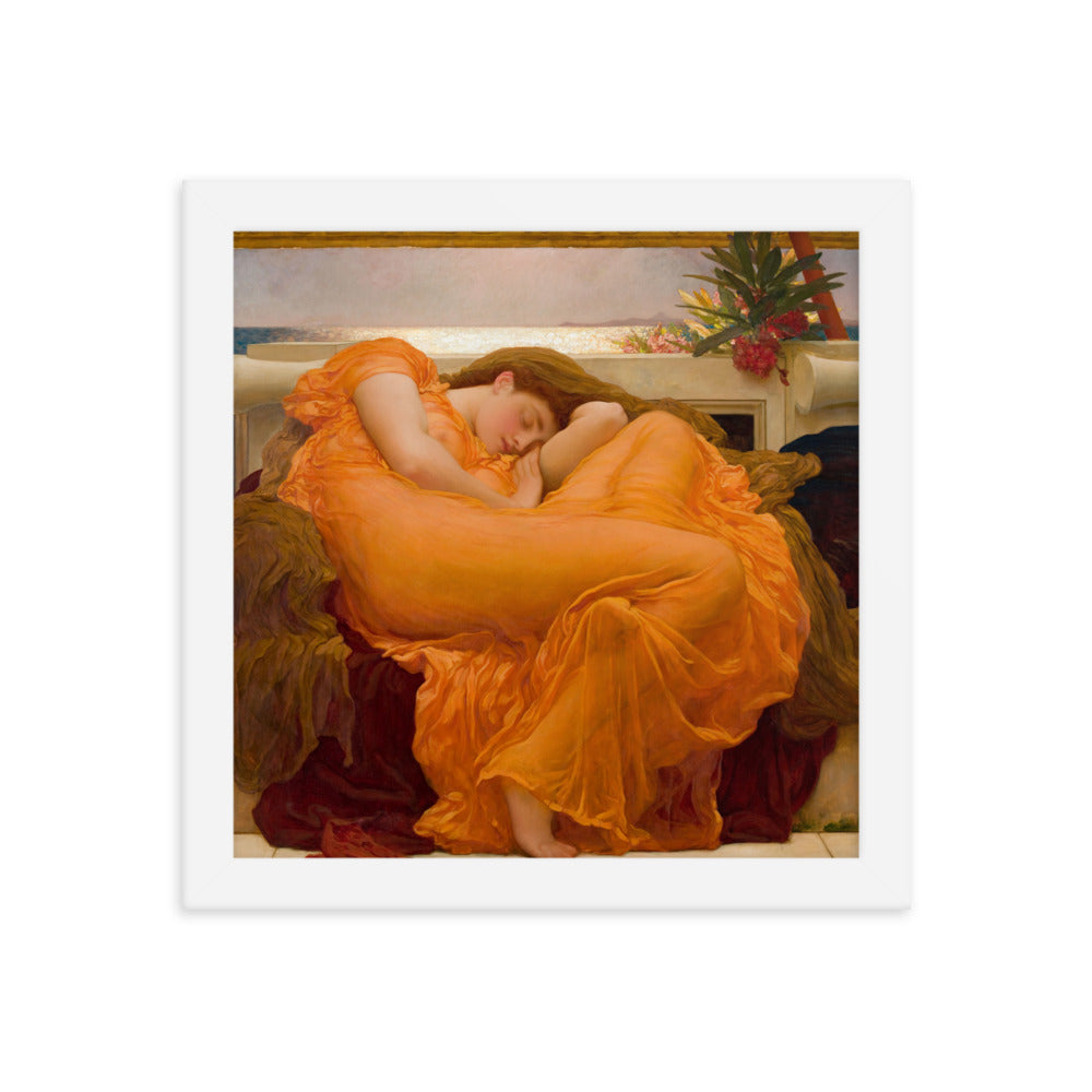 Flaming June By Frederick Leighton Print Poster
