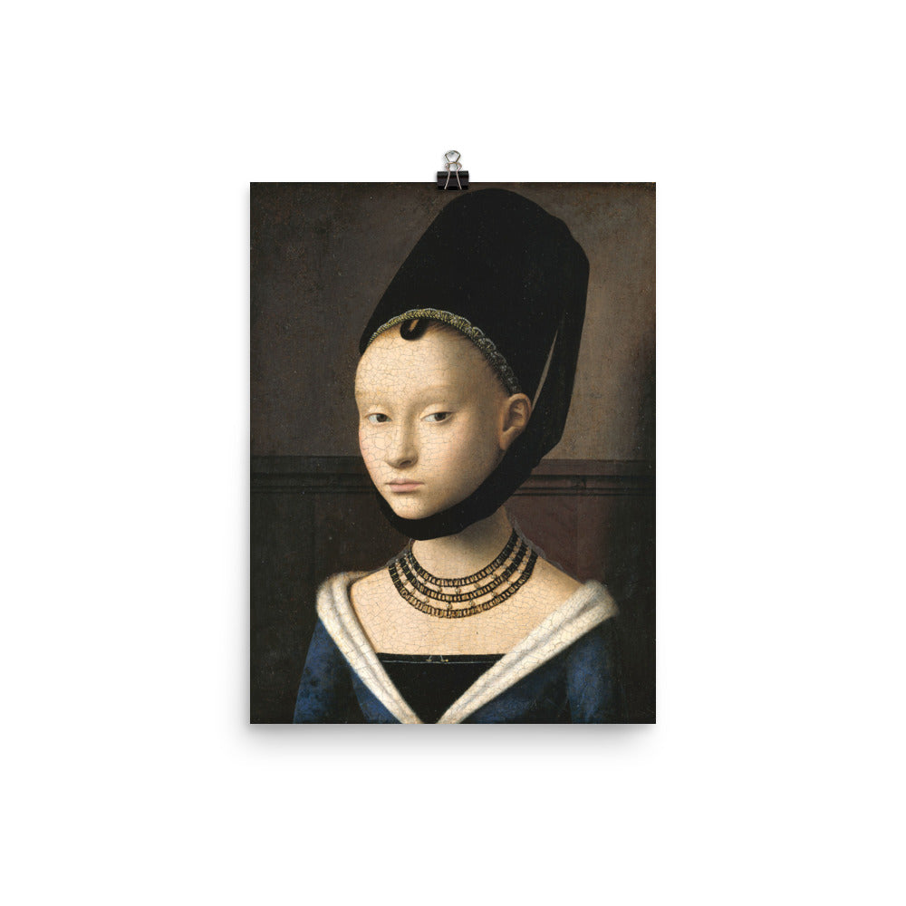 Portrait Of A Young Girl - Petrus Christus Print Poster