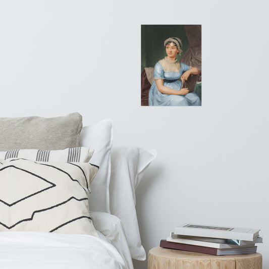 Jane Austen Portrait Print Poster