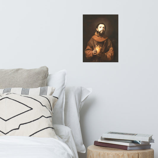 Saint Francis Of Assisi Print Poster