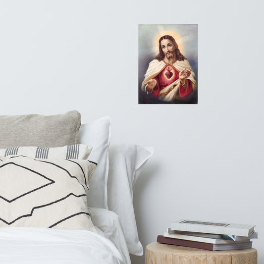 Sacred Heart Of Jesus Print Poster