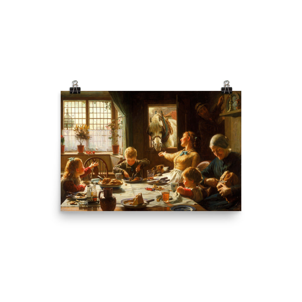 One Of The Family - Frederick George Cotman - 1880 Print Poster