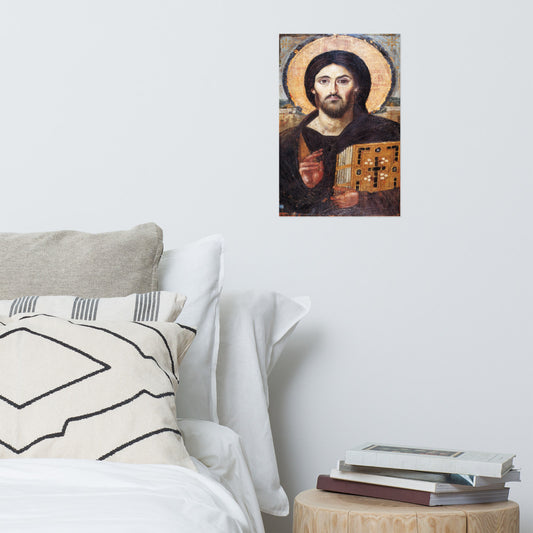 Christ Pantocrator - Saint Catherine&#39;s Monastery Print Poster