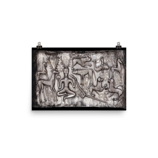 Cernunnos Gundestrup Cauldron Print Poster