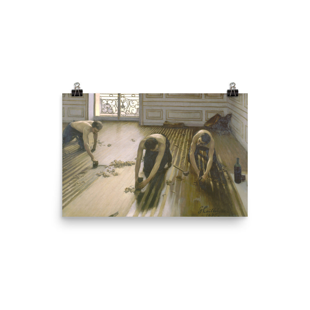 The Parquet Planers By Gustave Caillebotte Print Poster