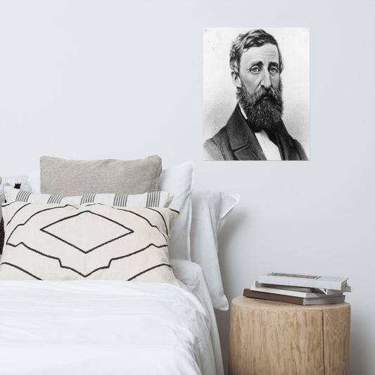 Henry David Thoreau Portrait 1879 Print Poster