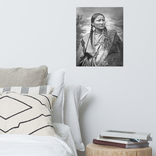 Chief Pretty Nose Portrait Print Poster