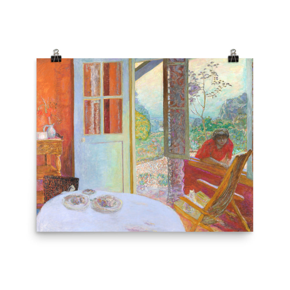 Pierre Bonnard - The Country Dining Room With Cat Print Poster