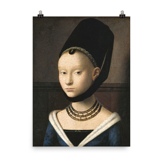 Portrait Of A Young Girl - Petrus Christus Print Poster