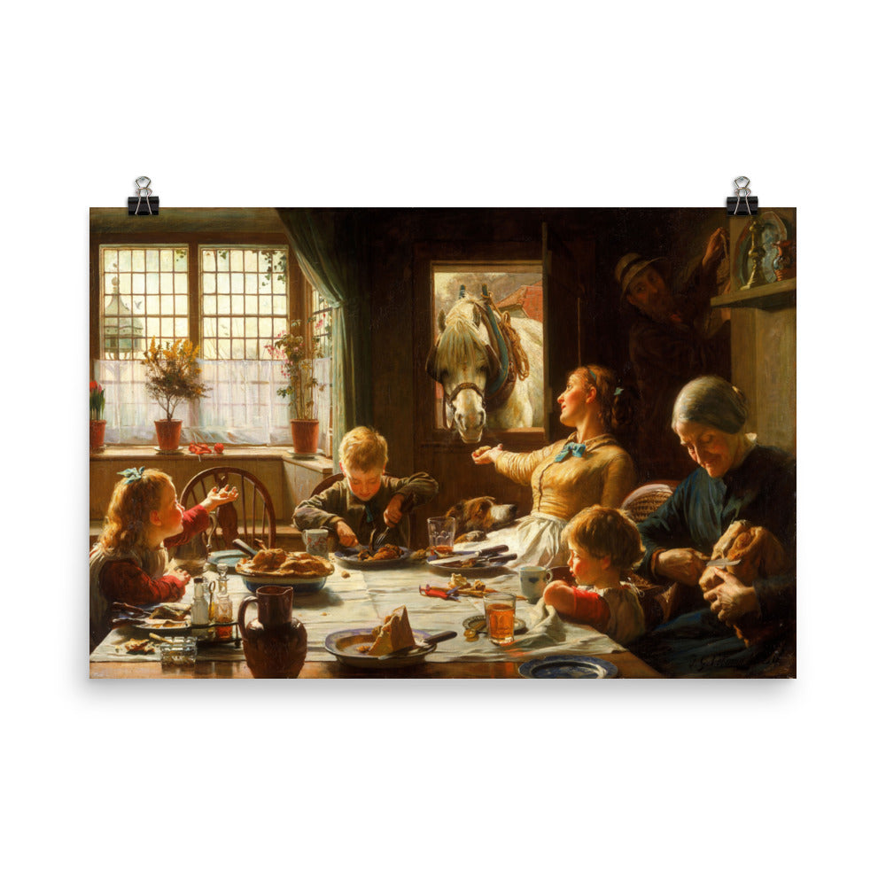 One Of The Family - Frederick George Cotman - 1880 Print Poster
