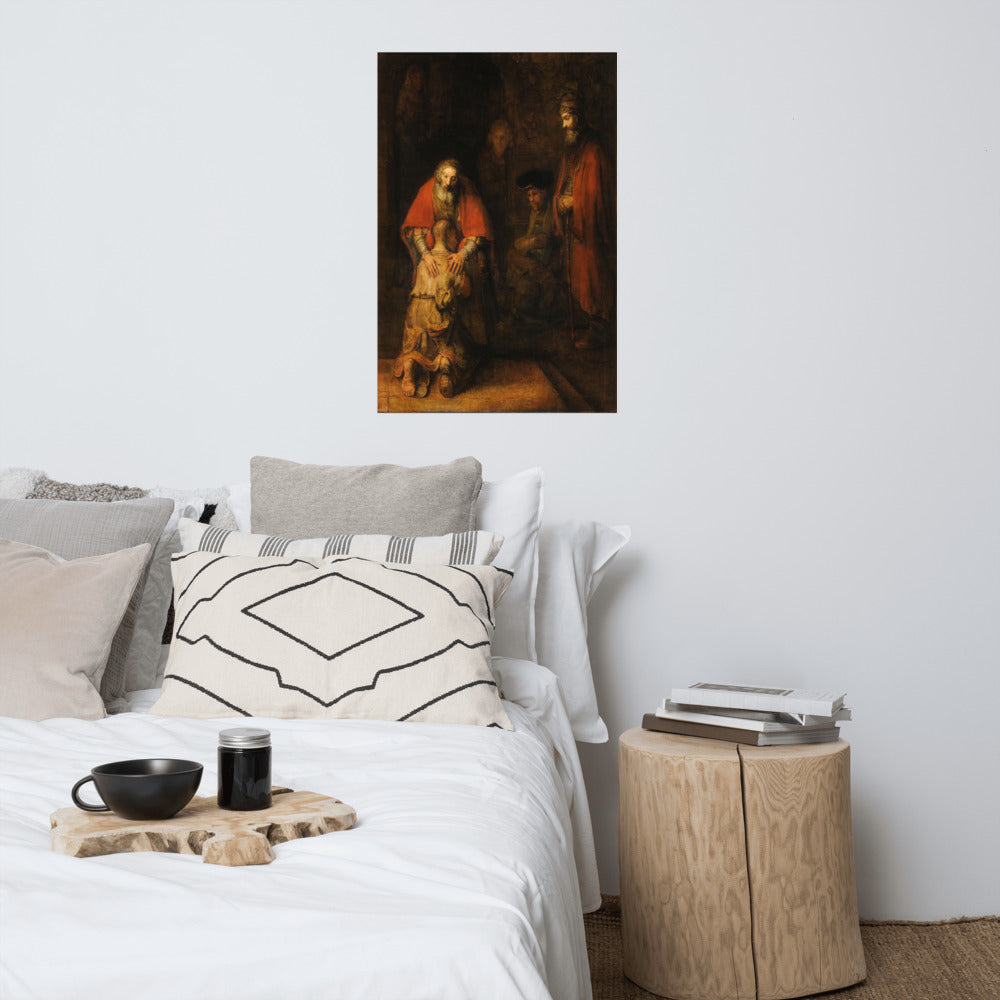 Return Of The Prodigal Son Rembrandt Print Poster