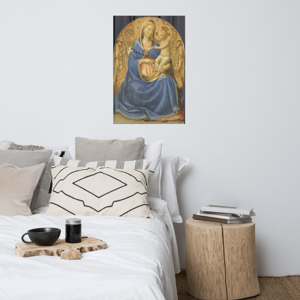 Madonna Of Humility Painting By Father Angelico Print Poster