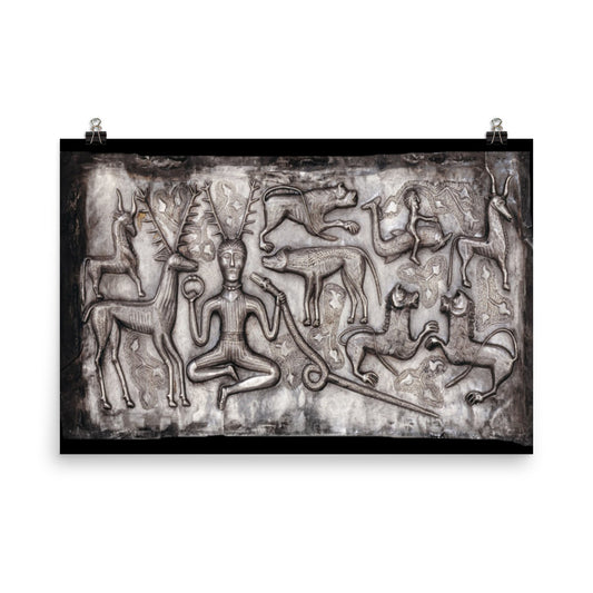 Cernunnos Gundestrup Cauldron Print Poster