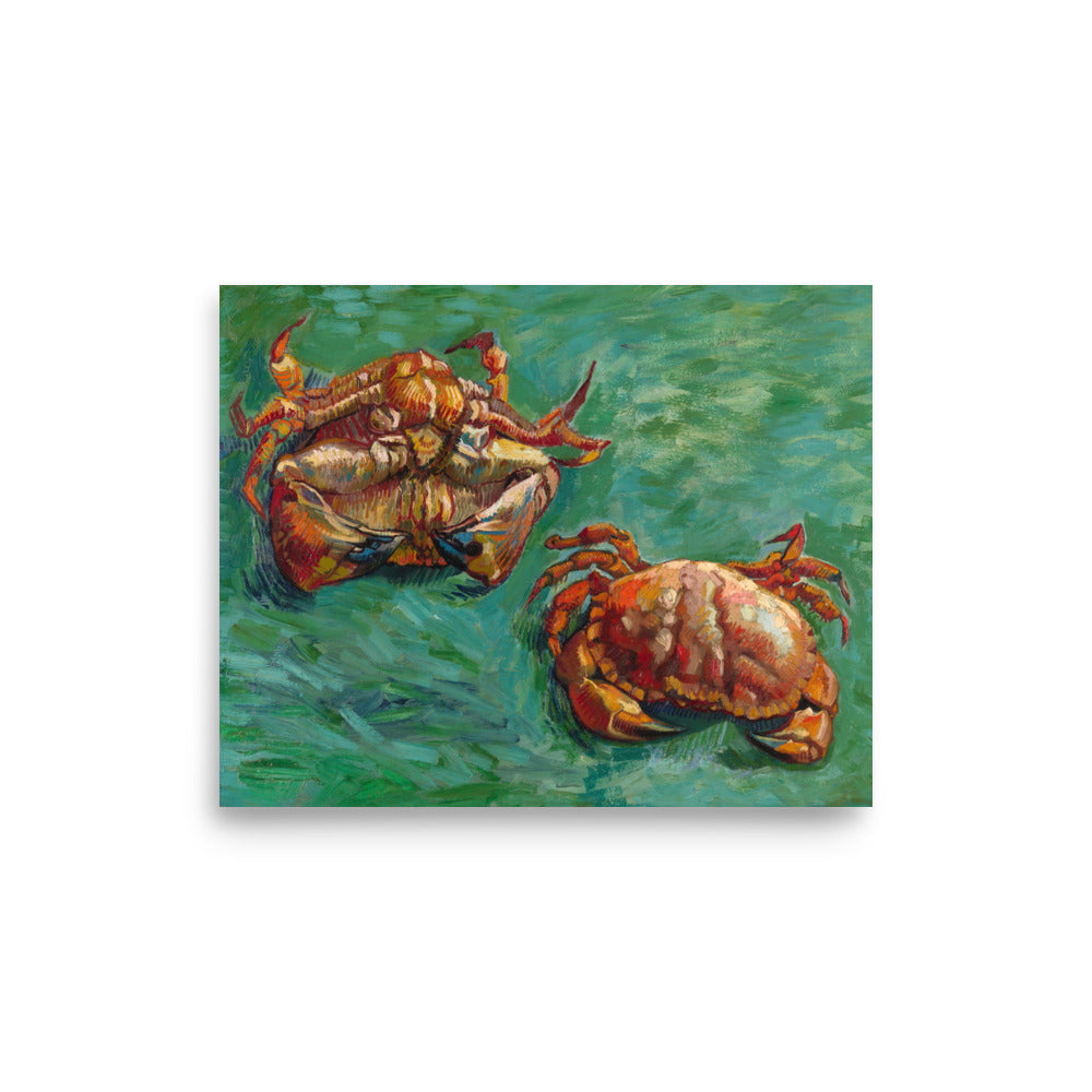 Two Crabs By Vincent Van Gogh Print Poster