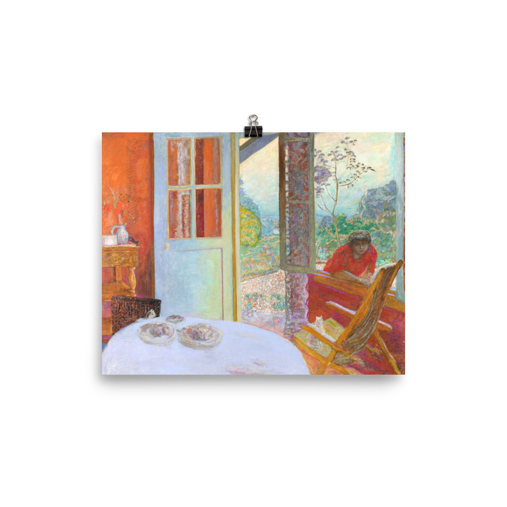 Pierre Bonnard - The Country Dining Room With Cat Print Poster
