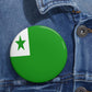 Esperanto Flag Pin Button - Art Unlimited