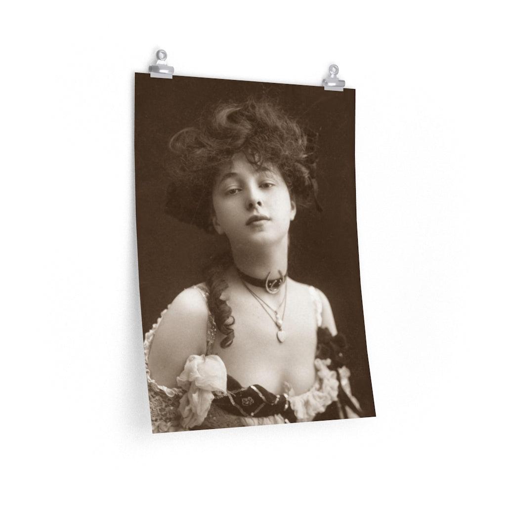 Evelyn Nesbit 1902 - Stage Actress Print Poster - Art Unlimited