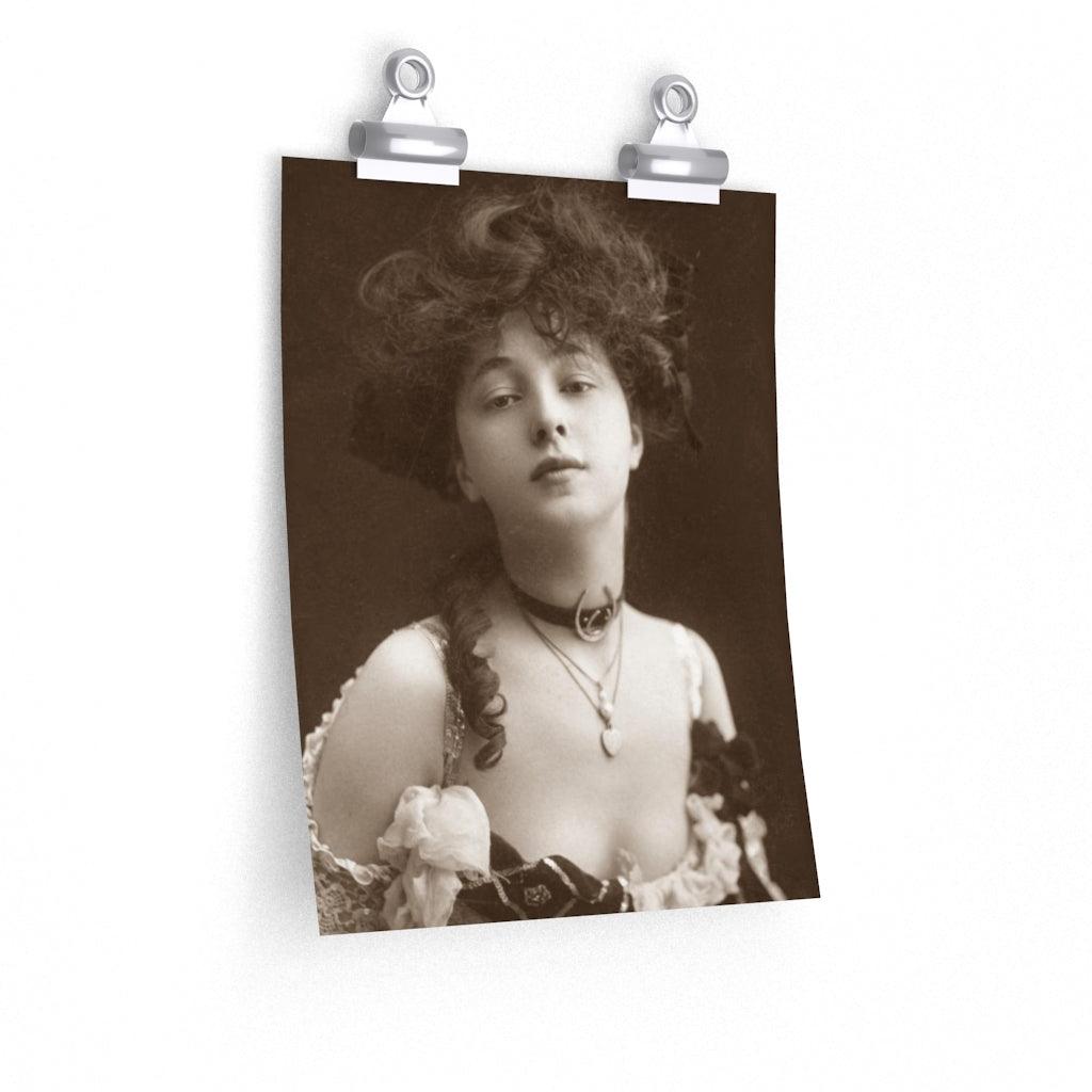 Evelyn Nesbit 1902 - Stage Actress Print Poster - Art Unlimited
