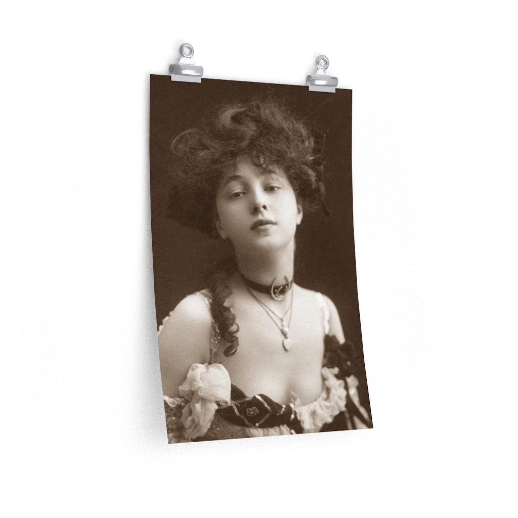 Evelyn Nesbit 1902 - Stage Actress Print Poster - Art Unlimited