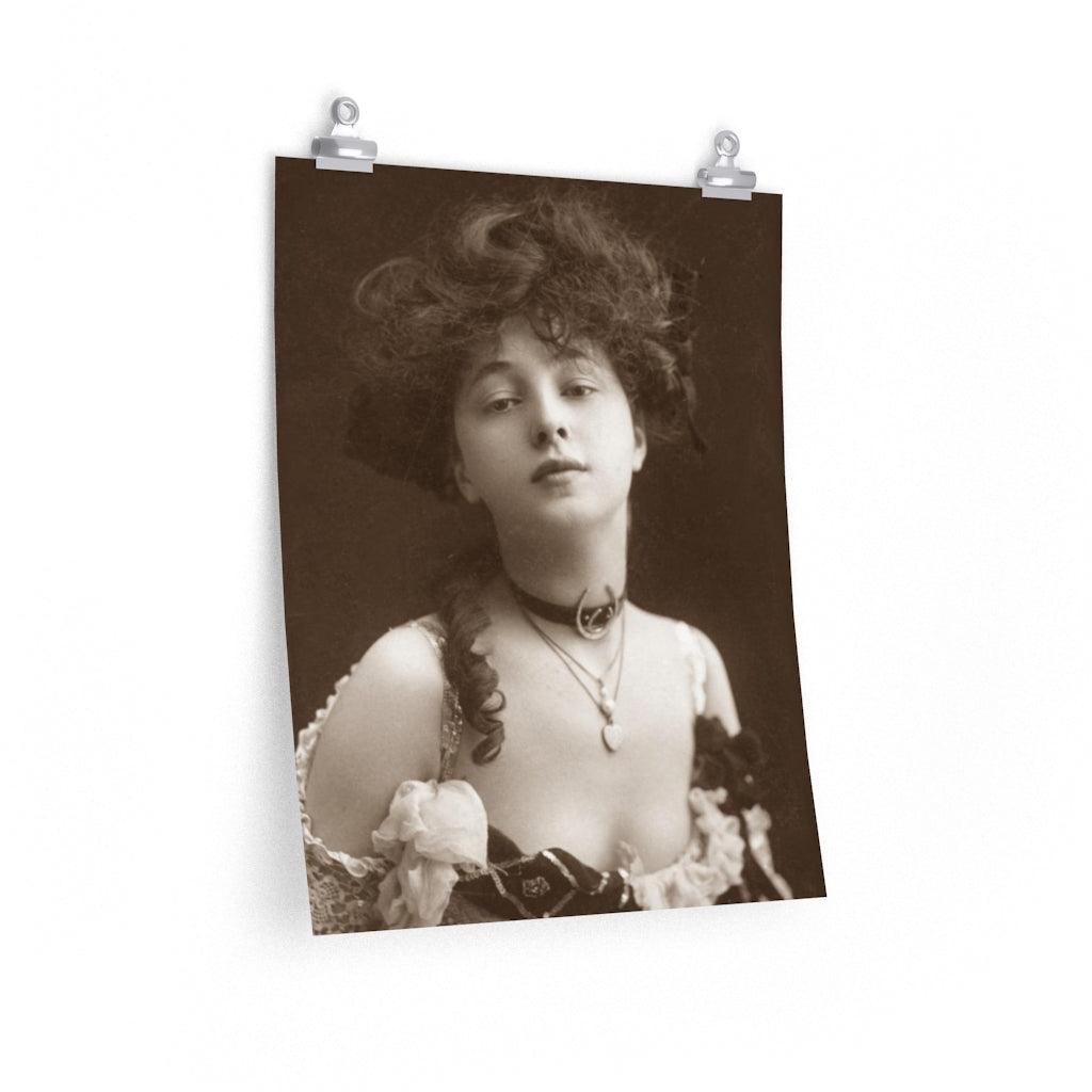Evelyn Nesbit 1902 - Stage Actress Print Poster - Art Unlimited