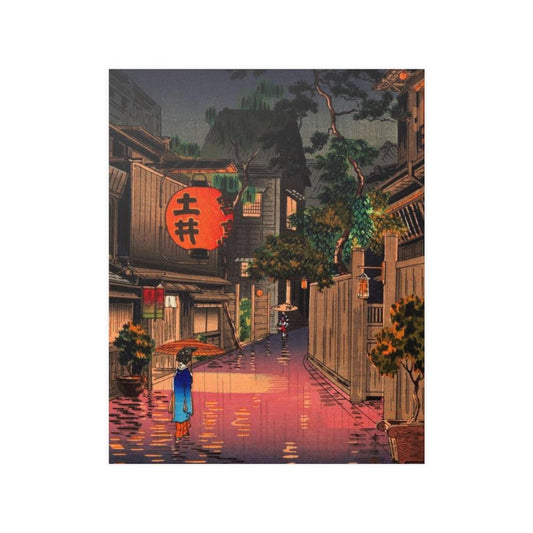 Evening At Ushigome By Tsuchiya Koitsu Print Poster - Art Unlimited